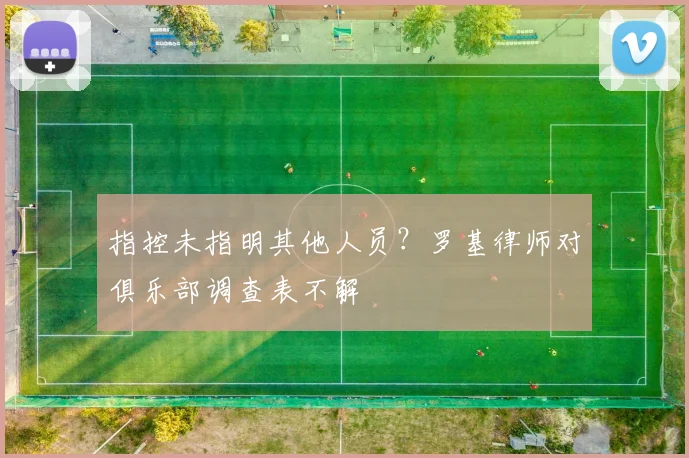 指控未指明其他人员?罗基律师对俱乐部调查表不解